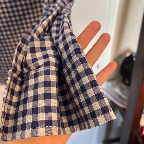 Billy Reid Checked Plaid Button Down Shirt - Picture 7 of 12